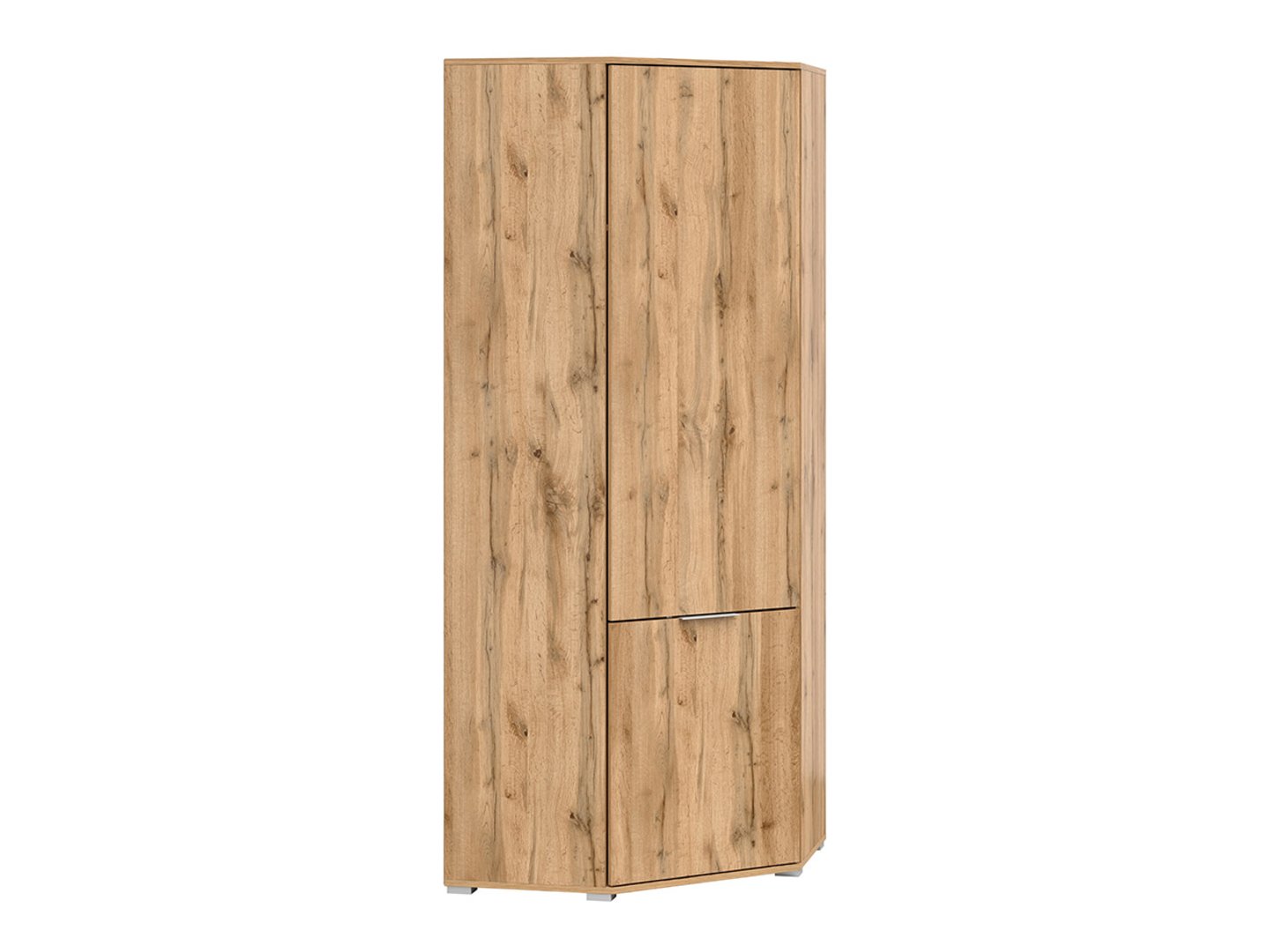 ZELE stūra skapis ar vienviru durvīm 78x78 cm, Wotan ozols