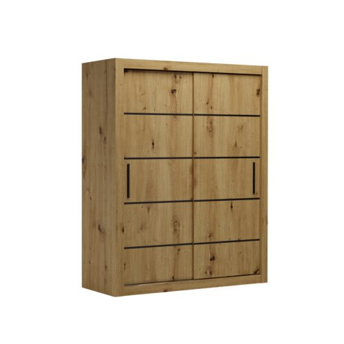 MORELL 160 Artisan/Melns ADRK bīdāmais skapis