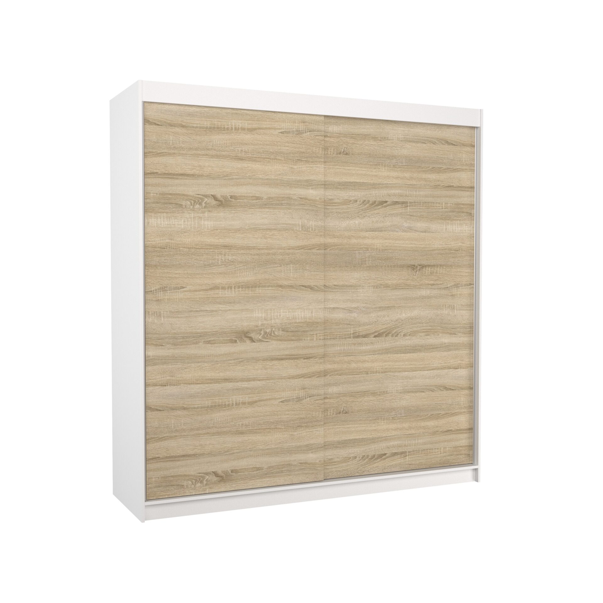 Bīdāmais skapis TERECIA 200 White/Sonoma ADRK