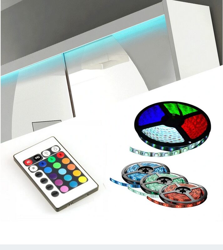 Bīdāms skapis ar LED apgaismojumu LUFT 150 Chocolate ADRK — изображение 3