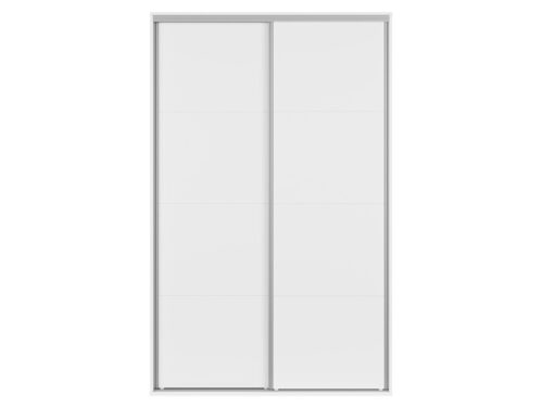 FLEX skapis ar bīdāmām durvīm, 150 cm, balts