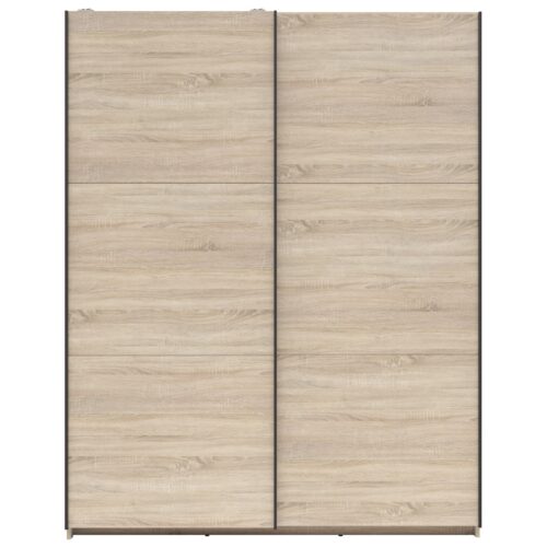 TETRIX skapis ar bīdāmām durvīm, 153 cm, Sonoma ozols