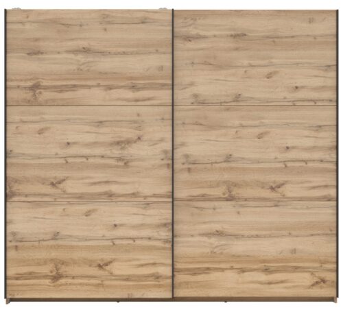 TETRIX skapis ar bīdāmām durvīm, 220 cm, Wotan ozols