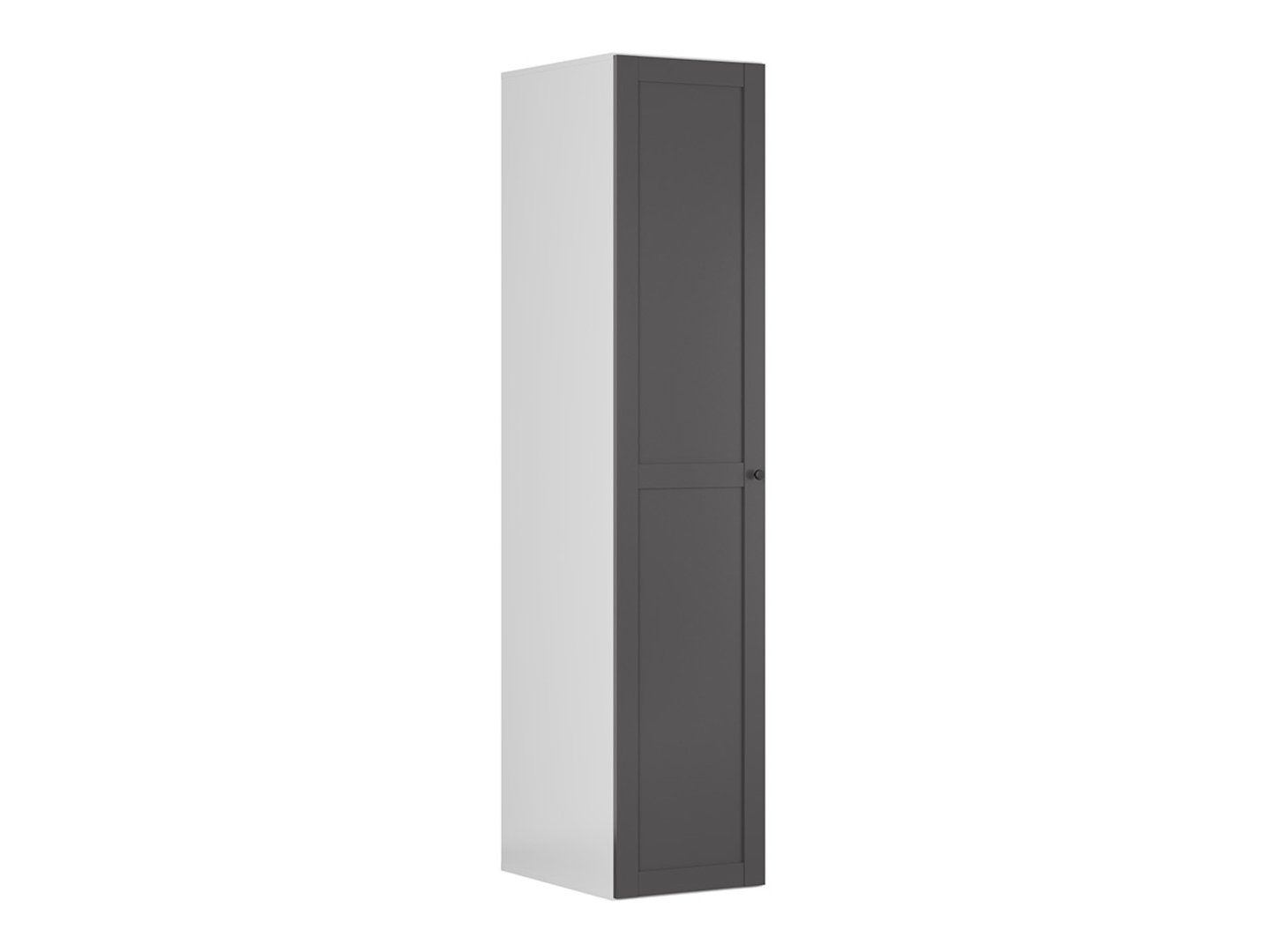 FLEX viendurvju skapis, 50 cm, balts/grafīts