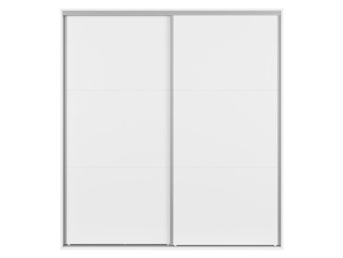 FLEX skapis ar bīdāmām durvīm, 200 cm, balts