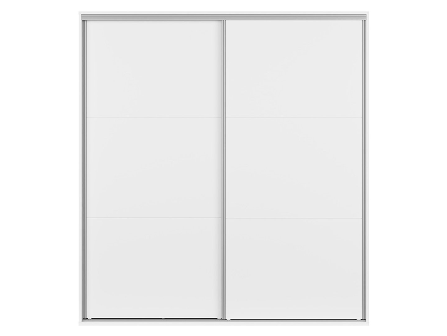 FLEX skapis ar bīdāmām durvīm, 200 cm, balts