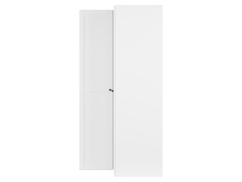 FLEX divu durvju stūra skapis 120×118 cm, balts