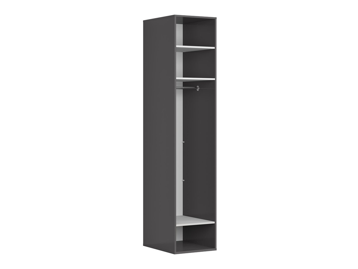 FLEX vienviru skapis 50 cm grafīta krāsā — изображение 2