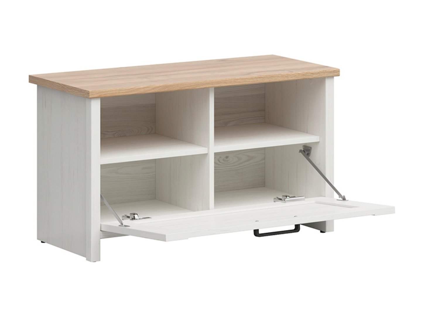 LOKSA apavu skapis 84.5 cm andersen priede baltā krāsā — изображение 3