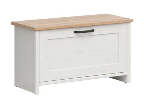 LOKSA apavu skapis 84.5 cm andersen priede baltā krāsā