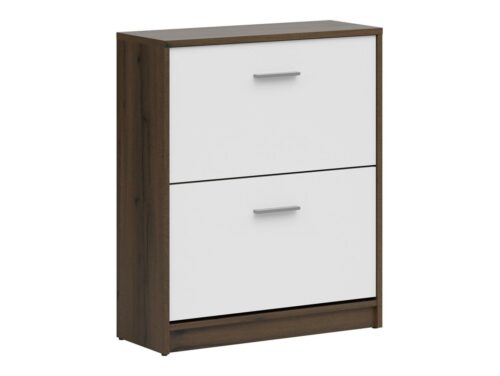 NEPO PLUS apavu skapis 70 cm, cēls ozols/balts