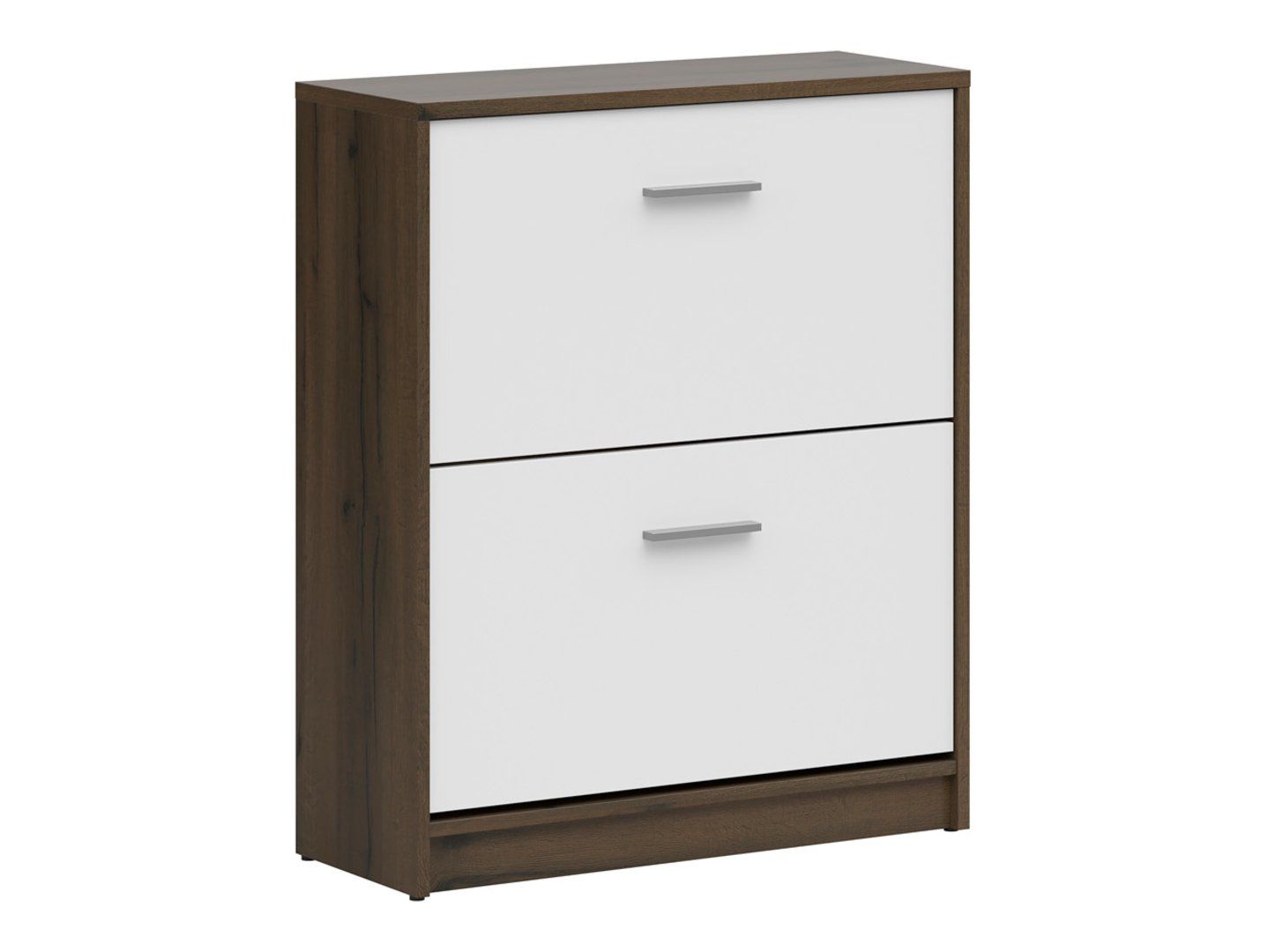 NEPO PLUS apavu skapis 70 cm, cēls ozols/balts