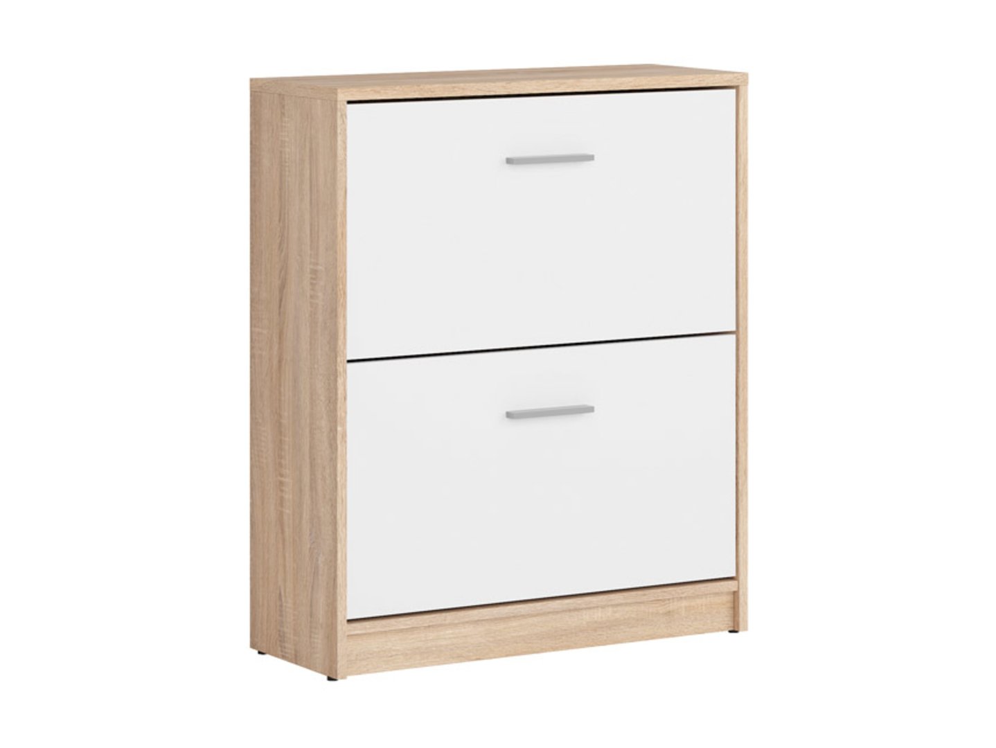 NEPO PLUS apavu skapis, 70 cm, Sonoma ozols/balts
