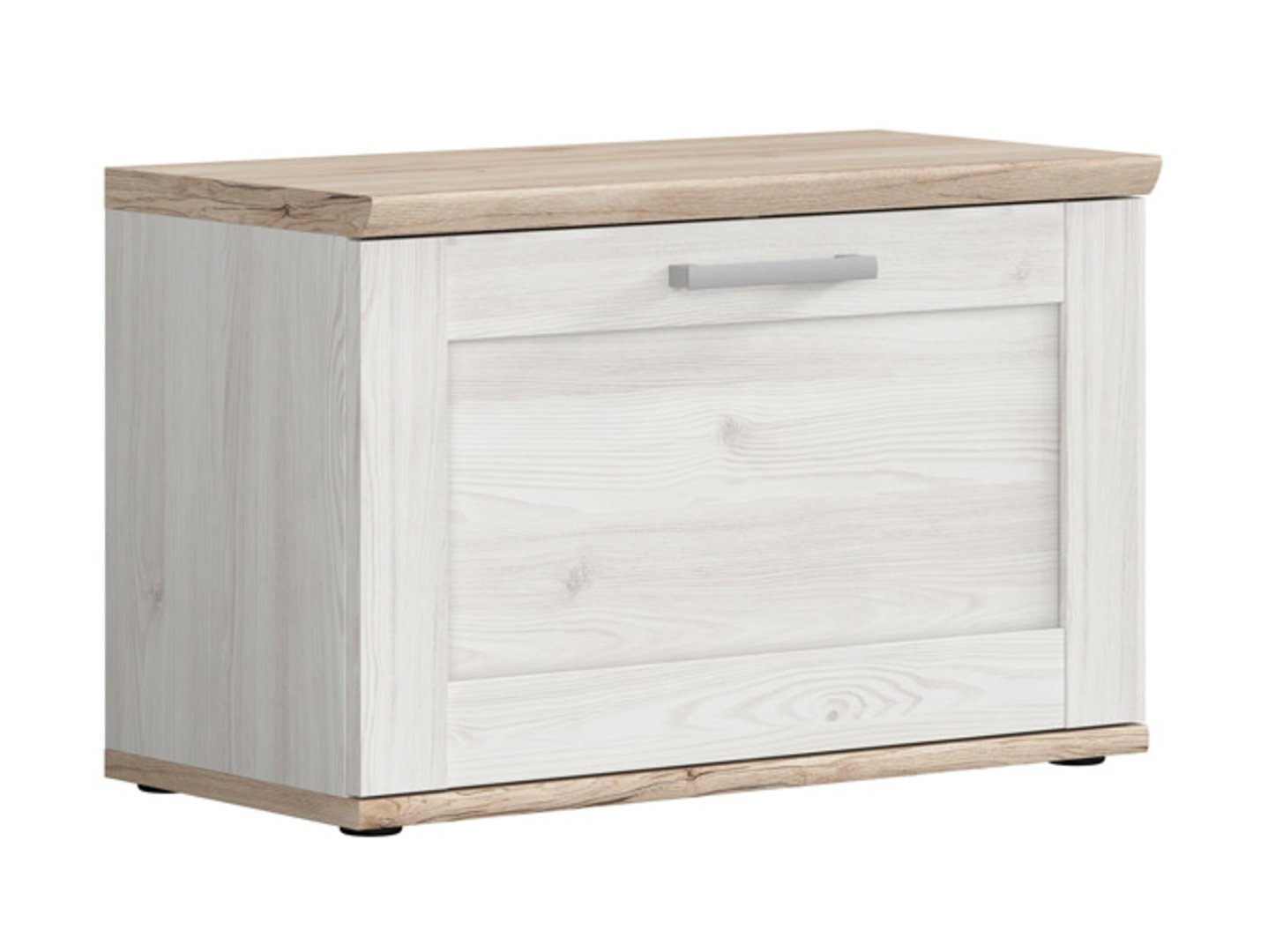 ROMANCE apavu skapis 76 cm gaiša Sibiu lapegle/gaišs San Remo ozols
