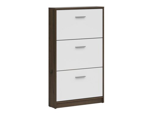 NEPO PLUS augstais apavu skapis 70 cm, ozols/balts