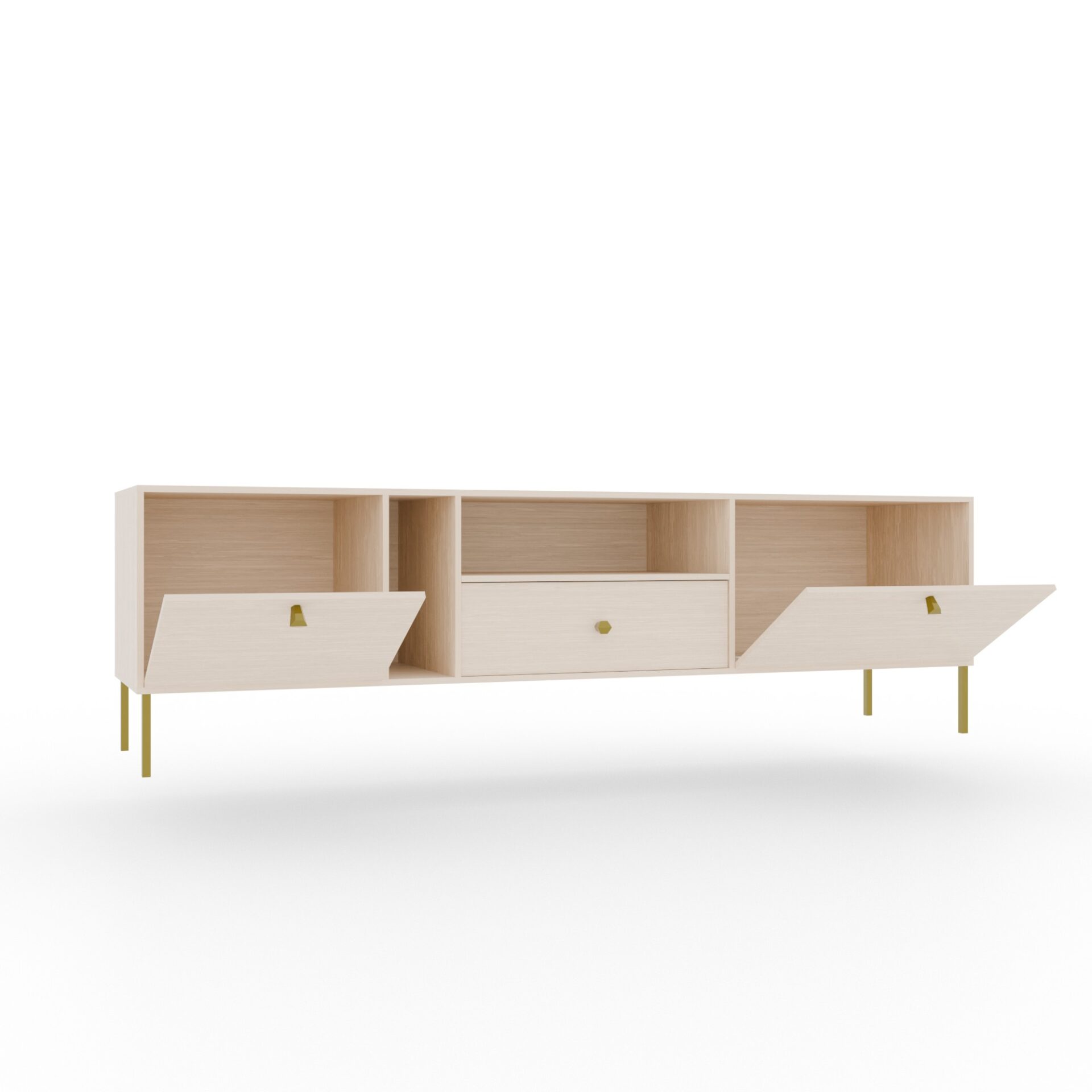 TV skapis 2D 1S Tili Sand Beige ADRK — изображение 3