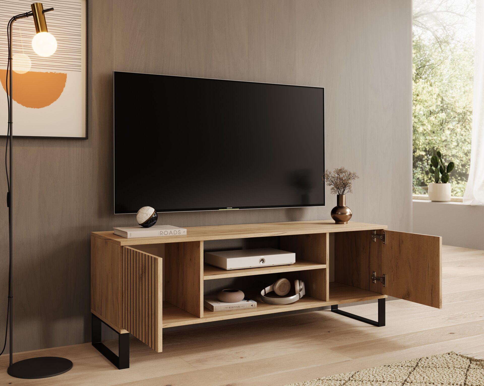 Lorello TV skapis 135 cm Craft Oak ADRK — изображение 3