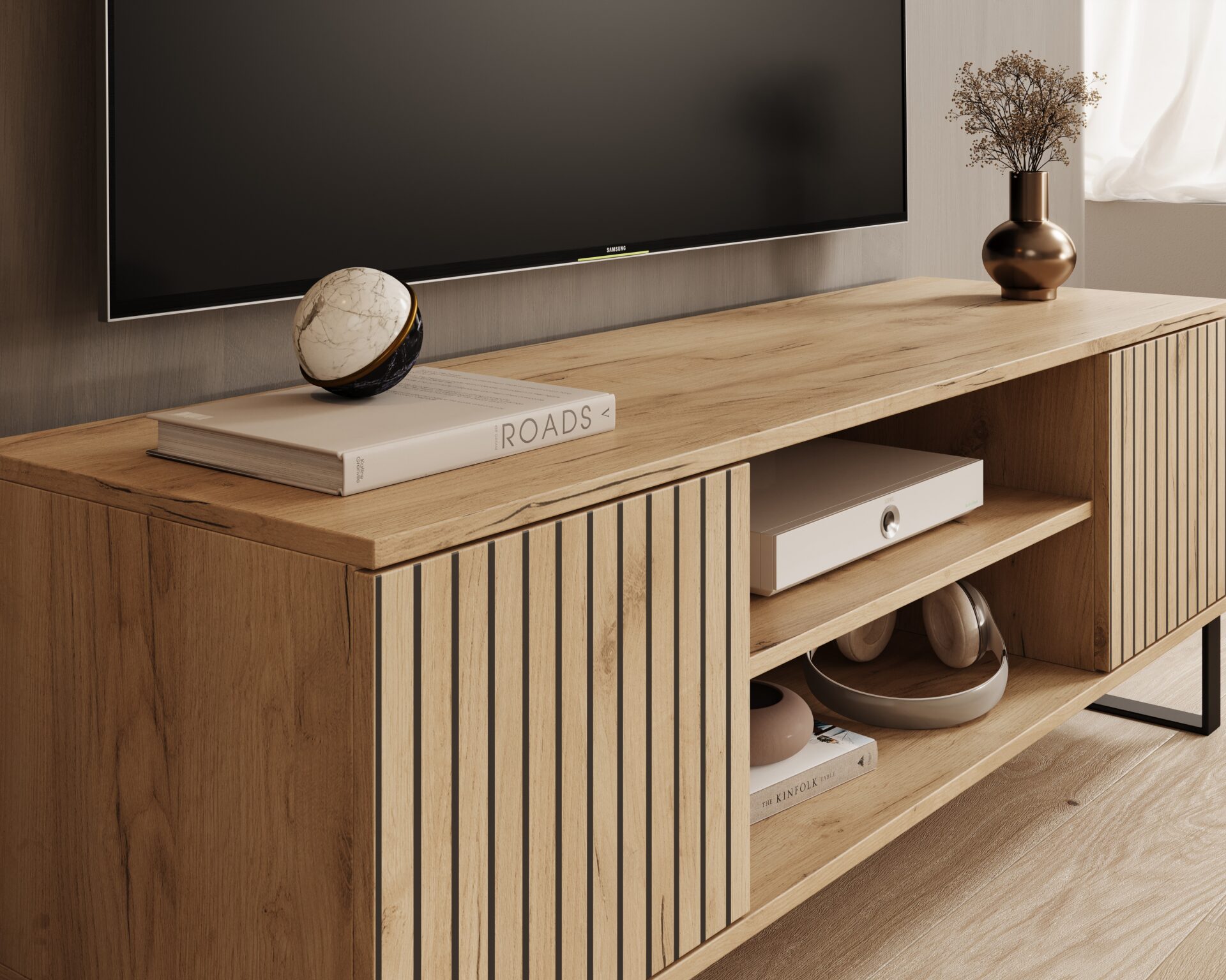 Lorello TV skapis 135 cm Craft Oak ADRK — изображение 4