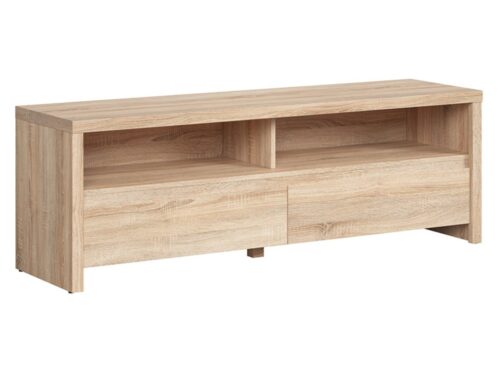 TV skapītis ar divām atvilktnēm KASPIAN 143.5 cm Sonoma ozols/Sonoma ozols
