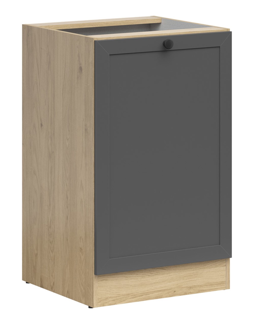 Kreisais skapītis 50x86 cm JUNONA LINE bernstein ozols/grafīts