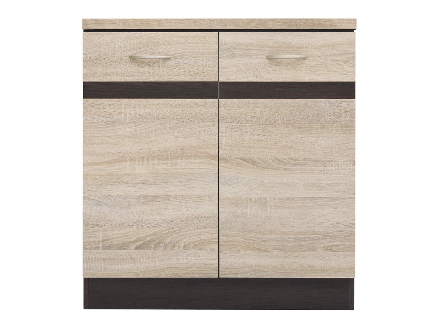 Бривставошс скапис ар галда вирсму, 80x86 см, JUNONA LINE, венге/сонома озолс