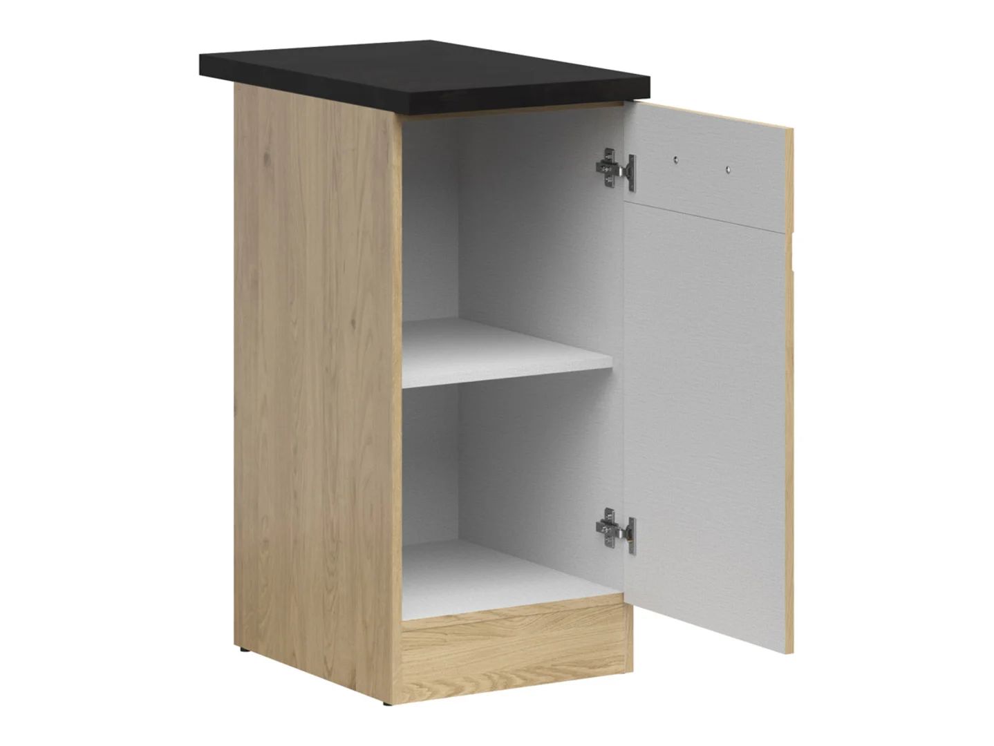 Brīvstāvošs skapis labajā pusē ar galda virsmu 40x86 cm JUNONA LINE Bernstein ozols/Bernstein ozols — изображение 3