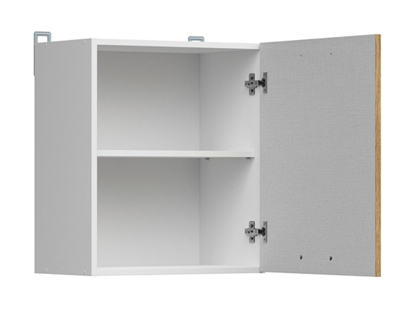 Sienas skapītis 50x57 cm JUNONA LINE baltā/gaišā Delano ozolā — изображение 3