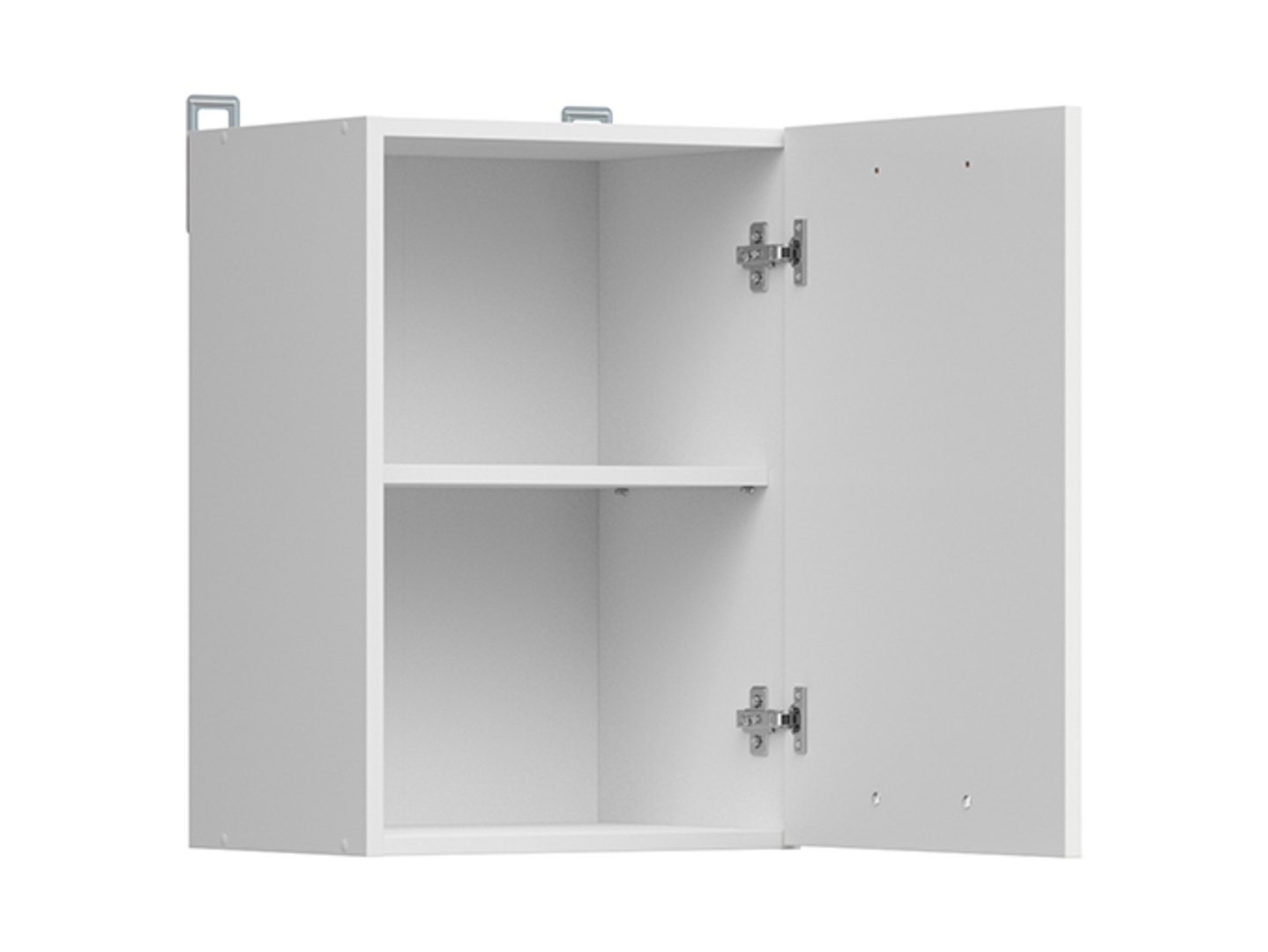 Sienas skapis 50x57 cm JUNONA LINE baltā/krīta spīdīgā krāsā — изображение 3