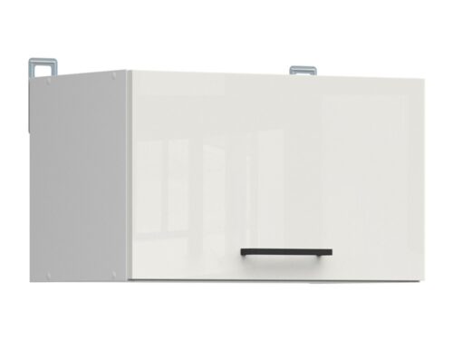 Sienas skapis 60×30 cm JUNONA LINE baltā/krīta spīdīgā krāsā