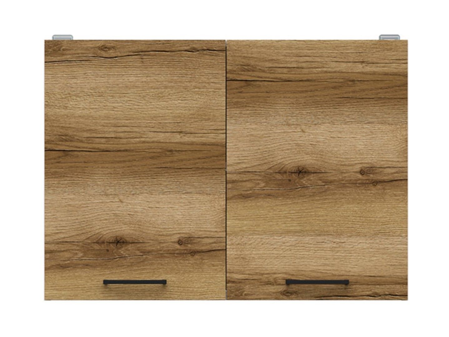 Sienas skapis 80x57 cm JUNONA LINE baltā/gaišā Delano ozolā — изображение 2