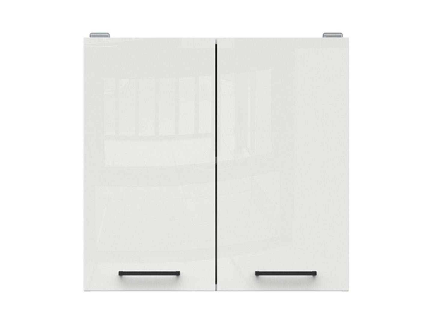 Sienas skapis 80x57 cm JUNONA LINE baltā/krīta spīdīgā krāsā — изображение 2
