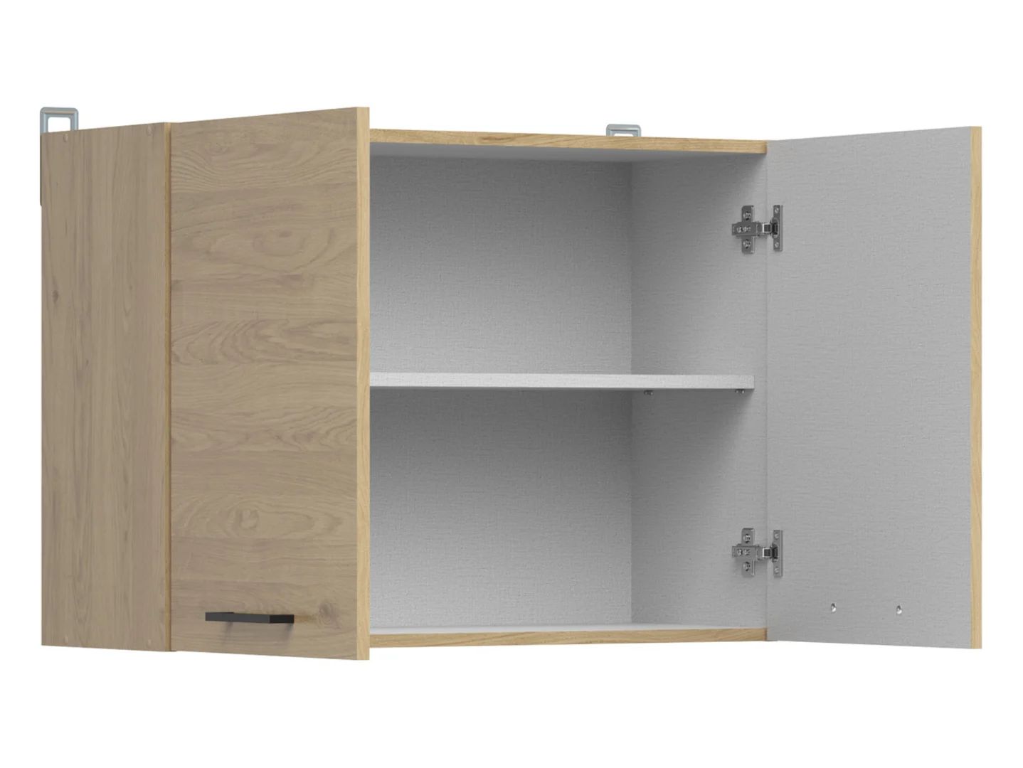Sienas skapis 80x57 cm JUNONA LINE Bernstein ozols/Bernstein ozols — 2 attēls