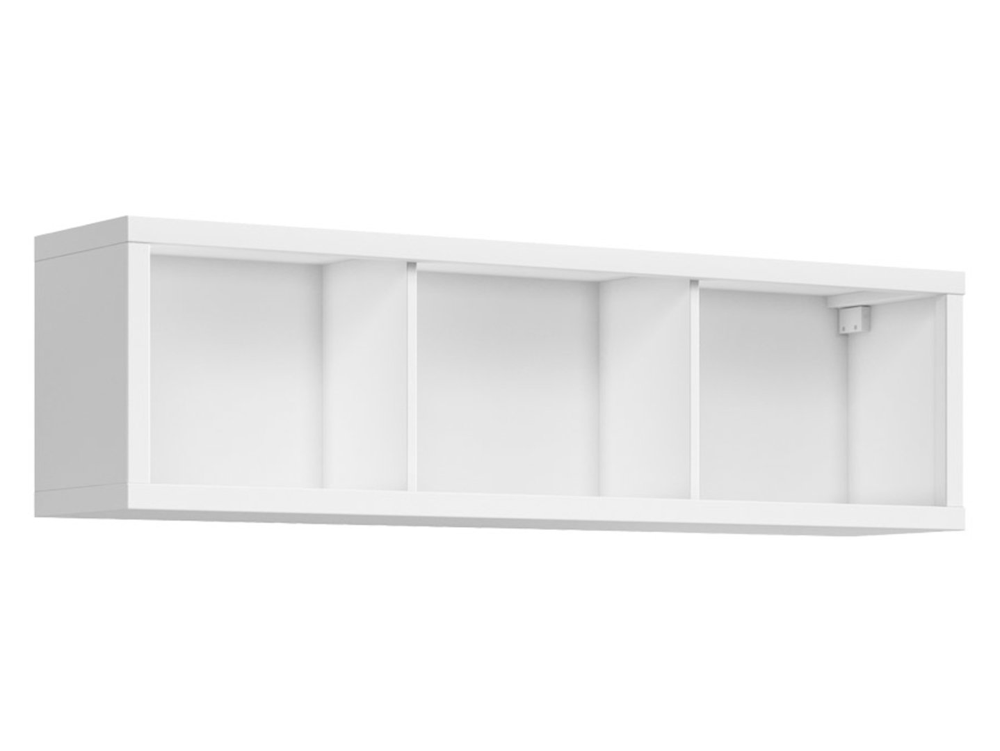 KASPIAN sienas skapis 143,5 cm baltā krāsā
