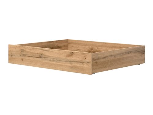 ZELE gultas atvilktne 90 cm, ozolkoka krāsā, wotan