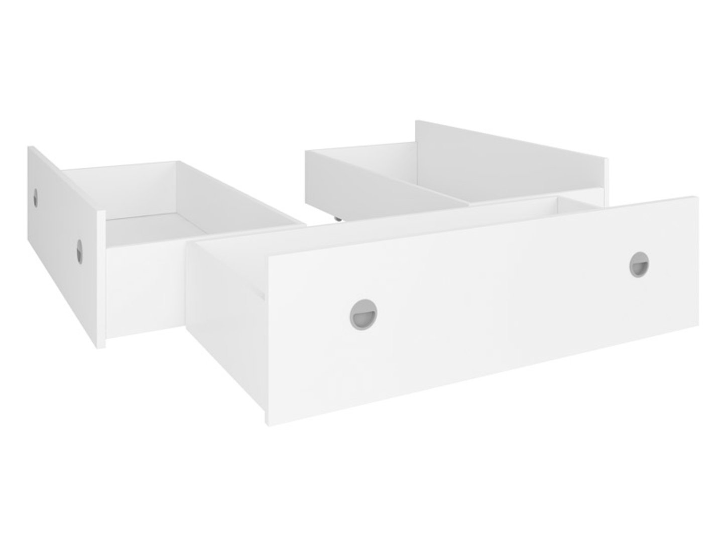 Atvilktnes gultai 140 NEPO PLUS baltas