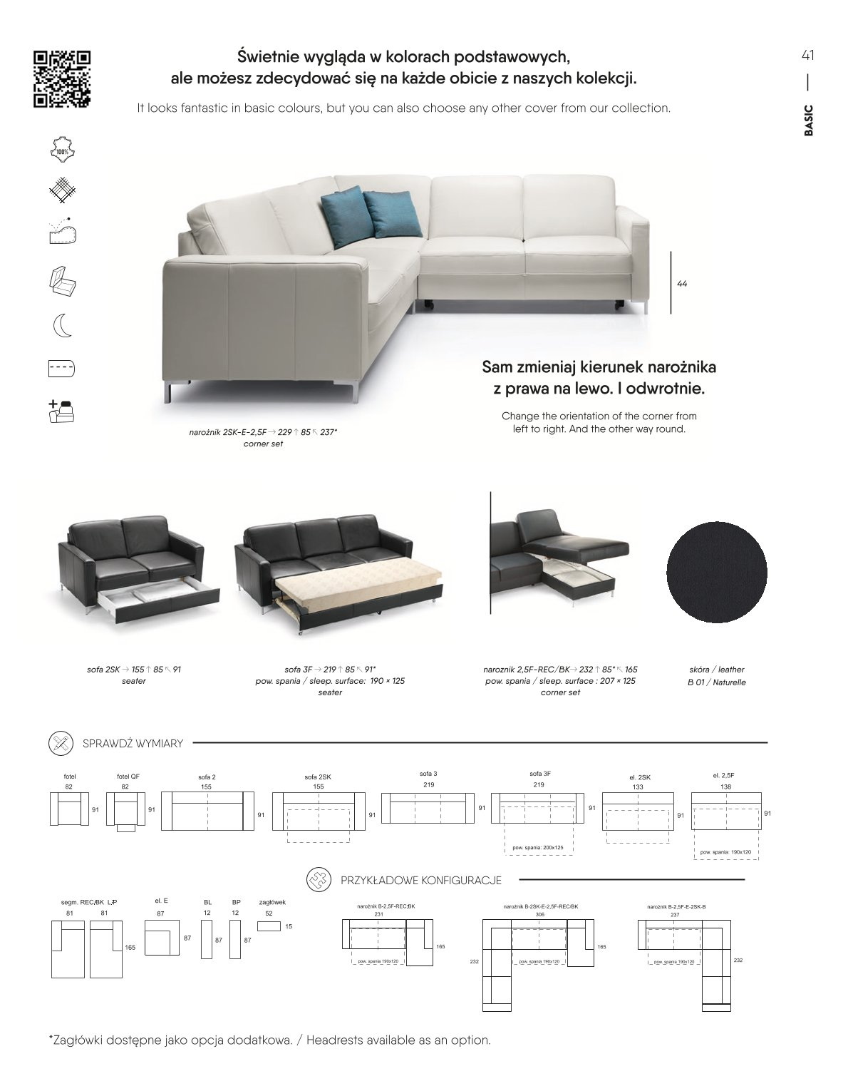 Dīvāns BASIC 2 SK Etap — 4 attēls