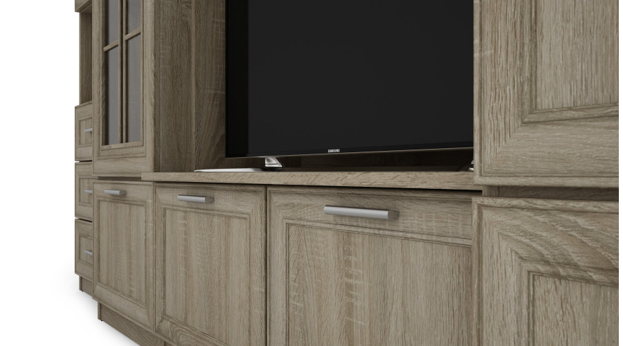 Sekcija MILO ar ietilpīgu garderobi un bāru 280 × 207 cm Sonoma Jasna — изображение 4