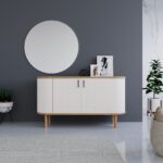 Kumode BORGETTO (balta + zelta)