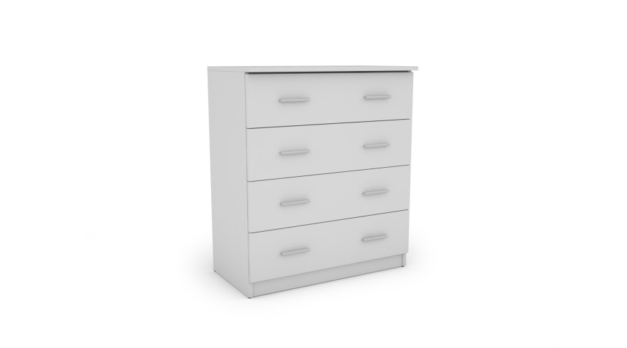Kompakta kumode ar 4 atvilktnēm, 80 cm, Biel – NANO