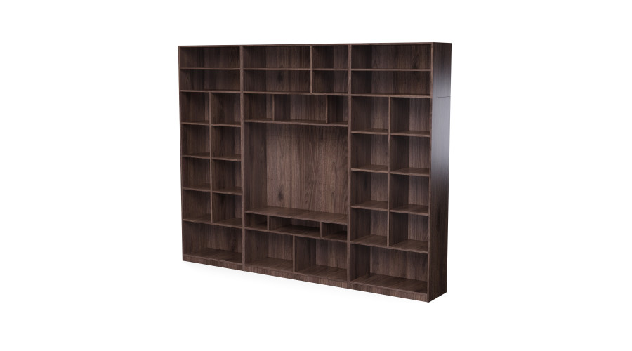 Sekcija VERO ar stikla vitrīnām 303 × 240 cm, Orzech Okapi — изображение 3