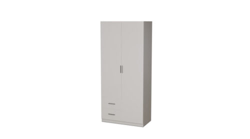 Modulārais skapis 100×225 cm ar drēbju pakaramo, atvilktnēm un plauktiem – MAX Premium “C”