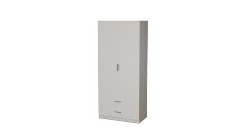 Modulārais skapis 100×225 cm ar stieni, atvilktnēm un plauktiem – MAX Premium “D”