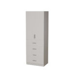 Modulārais skapis 80x225 cm ar plauktiem un atvilktnēm – MAX Premium "M"