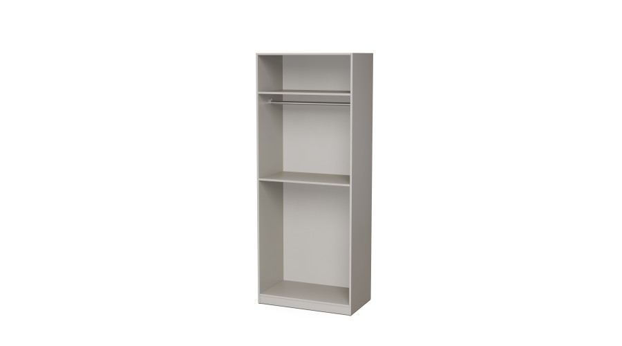 Modulārais skapis 90x225 cm ar plauktiem un diviem drēbju pakaramajiem – MAX Premium "G" — 2 attēls