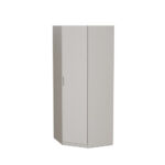 Modulārs stūra skapis 89x89x225 cm ar plauktiem un stieni – MAX Premium "A"