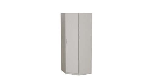 Modulārs stūra skapis 89x89x225 cm ar plauktiem un stieni – MAX Premium “A”