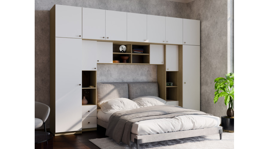 Elegantas guļamistabas mēbeles ar smalkiem rokturiem – Sena — изображение 2