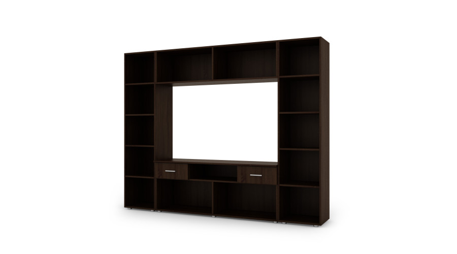Sekcija PLUTON ar TV statīvu 240 × 190 cm Sonoma Ciemna / Sonoma Jasna — изображение 3