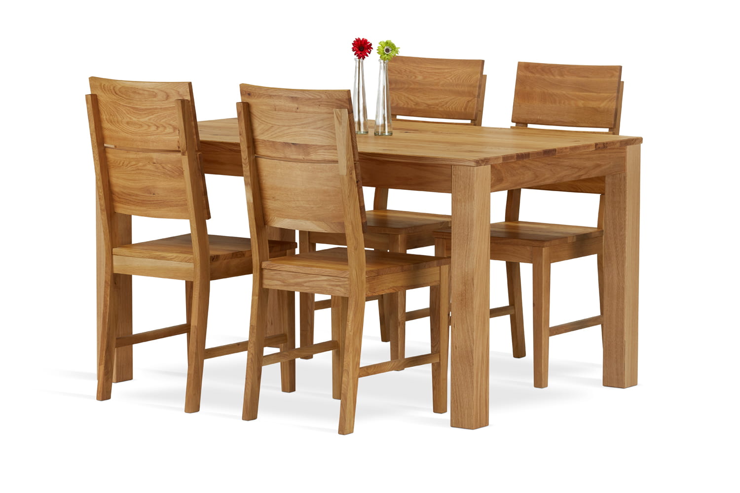 Izvelkams ozolkoka galds BORNHOLM 160(210)x90 — 4 attēls