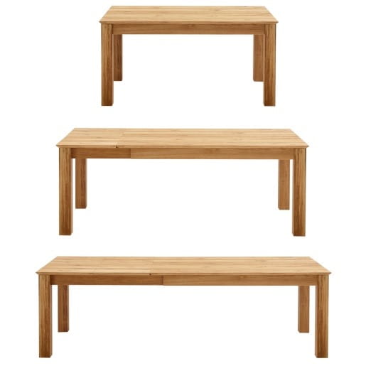 PARMA ozolkoka galds 160x100 (2x50cm) — 3 attēls